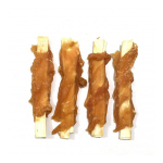 Nasami 狗零食 風乾小食系列 雞肉繞鱈魚絲 1kg (NS-1015) 貓零食狗零食 Nasami 寵物用品速遞