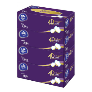 生活用品超級市場-Vinda維達4D-Deluxe-立體壓花盒裝面紙-天然無味-106234-紙巾及廁紙-寵物用品速遞