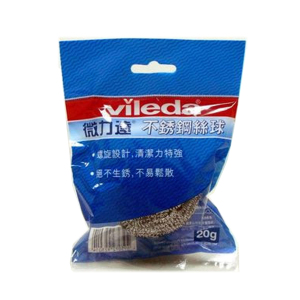 生活用品超級市場-Vileda微力達-百潔布系列-鋼絲球-1個裝-923014-廚房用品-寵物用品速遞