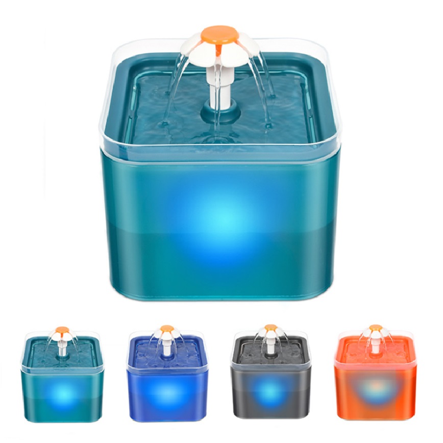 Billipets ⼩花寵物飲⽔器 27cm x 24cm x 18.3cm (顔色隨機) (NS-17072) (圖片3)