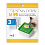Hagen希勤 過濾替換裝 Catit系列 方形 3件 (C44005) 貓咪日常用品 飲食用具 寵物用品速遞