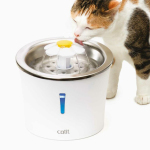 Hagen希勤 貓用噴泉水機 不鏽鋼面花型 3L (C43725) 貓咪日常用品 飲食用具 寵物用品速遞