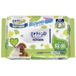 Unicharm 日本無酒精成分 除菌濕紙巾 替換裝 60枚 (貓犬用) 貓犬用清潔美容用品 皮膚毛髮護理 寵物用品速遞