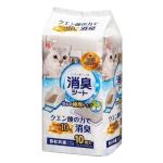 日本IRIS 消臭寵物尿片尿墊 貓砂盆專用 [43*31cm 10枚] TIH-10C 貓咪日常用品 貓砂盤用尿墊 寵物用品速遞