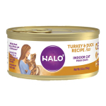 HALO 貓罐頭 健美體態 無穀火雞及鴨肉配方 5.5oz (50001) (新包裝) 貓罐頭 貓濕糧 HALO 寵物用品速遞