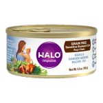 HALO 貓罐頭 敏感腸胃 無穀鵪鶉時蔬配方 5.5oz (40095) 貓罐頭 貓濕糧 HALO 寵物用品速遞