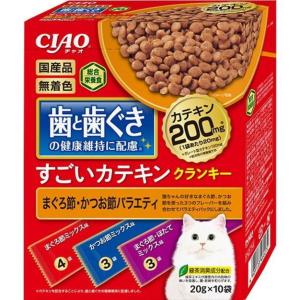 CIAO-貓糧-日本維護牙齒健康-金槍魚-鰹魚節-扇貝鰹魚節-20g-10袋入-P-274-CIAO-INABA-寵物用品速遞
