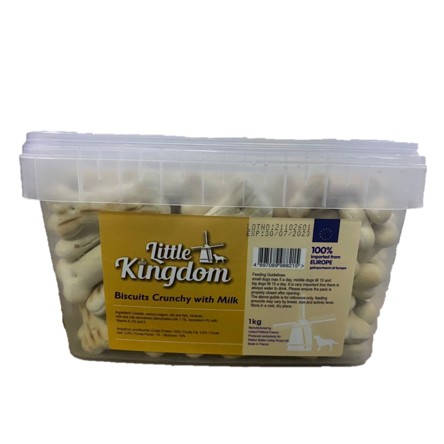 Little Kingdom 狗零食 珍寶裝美毛健體餅 1kg (998821) (圖片3)