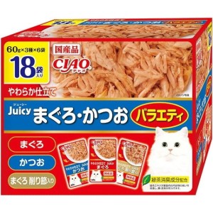 CIAO-貓濕糧-日本貓濕糧包-Juicy系列-金槍魚-鰹魚組合裝-50g-18袋入-IC-429-CIAO-INABA-寵物用品速遞