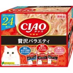 CIAO-貓濕糧-日本貓濕糧包-豪華組合裝-35g-24袋入-IC-424-CIAO-INABA-寵物用品速遞