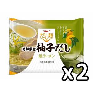 生活用品超級市場-日本だし麺-高知縣產柚子-鹽味湯拉麵-2件裝-食品-寵物用品速遞