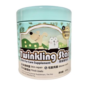 貓犬用保健用品-Twinkling-Star-台灣鳖蛋爆毛粉-200g-貓犬用-寵物用品速遞