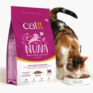 貓糧-Catit-Nuna-貓糧-低敏無麩昆蟲蛋白雞肉全貓乾糧-5kg-44663-Catit-Nuna-寵物用品速遞