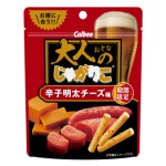 日本calbee 卡樂B 佐酒小食 辛明太子芝士味 38g - 期間限定 生活用品超級市場 食品
