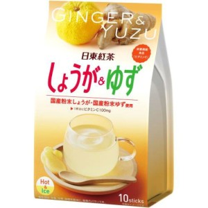 生活用品超級市場-日本NITTOH-日東紅茶-生薑柚子茶-10包裝-飲品-寵物用品速遞