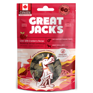 GREAT-JACK-S-無穀物狗小食-蔓越莓拌豚肝肉粒-2oz-TT1003S-GREAT-JACK-S-寵物用品速遞