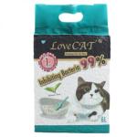 豆腐貓砂 LoveCAT 天然健康豆腐貓砂 綠茶味 真空包裝 6L 貓砂 豆腐貓砂 寵物用品速遞