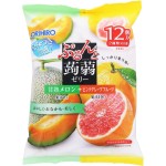 日本ORIHIRO 蒟蒻啫喱 混合裝 哈密瓜+西柚 12個入 生活用品超級市場 食品