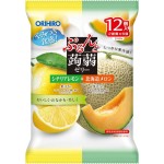 日本ORIHIRO 蒟蒻啫喱 混合裝 檸檬+北海道哈密瓜 12個入 生活用品超級市場 食品