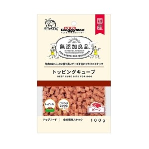 DoggyMan-日本狗零食-無添加良品-牛肉小方粒-100g-DoggyMan-寵物用品速遞