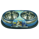 Hagen希勤 進食器 Dogit系列 豪華型不銹鋼孖碗 XL (D73534S) 狗狗日常用品 飲食用具 寵物用品速遞