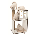 Hagen希勤 貓爬架 Catit V系列 冒險貓世界 白色 (C52078) 貓玩具 貓抓板 貓爬架 寵物用品速遞