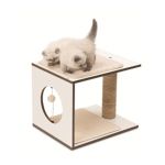 Hagen希勤 貓爬架 Catit V系列 玩樂椅 白色 (C52074) 貓玩具 貓抓板 貓爬架 寵物用品速遞