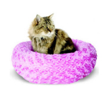 Hagen希勤 貓床 Catit系列 冬甩型絨毛面 粉紅色 (C5411) 貓咪日常用品 寵物床墊 貓床墊 寵物用品速遞