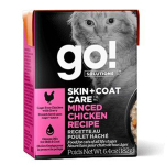 GO! SOLUTIONS 貓濕糧 護膚美毛系列 免治雞肉醬 182g (1266023) 貓罐頭 貓濕糧 GO 寵物用品速遞