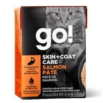 GO! SOLUTIONS 貓濕糧 護膚美毛系列 三文魚肉醬 182g (1266024) 貓罐頭 貓濕糧 GO 寵物用品速遞