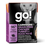 GO! SOLUTIONS 貓濕糧 活力營養系列 雞肉火雞鴨肉醬 182g (1266025) 貓罐頭 貓濕糧 GO 寵物用品速遞