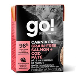 GO! SOLUTIONS 貓濕糧 活力營養系列 三文魚鱈魚肉醬 182g (1266027) 貓罐頭 貓濕糧 GO 寵物用品速遞