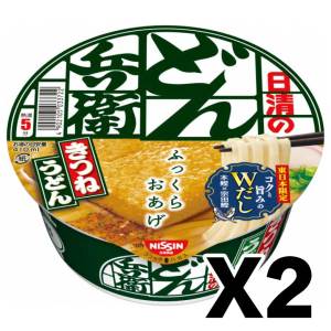 生活用品超級市場-日本日清食品-咚兵衛-東日本限定-豆皮烏冬-2個裝-食品-寵物用品速遞