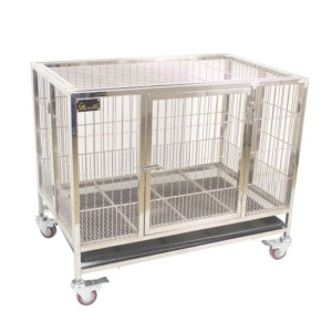 貓犬用日常用品-Solidpet蘇力-寵物籠-新款折疊籠-有頂款-三尺x二尺-STC-304-339-寵物籠-寵物用品速遞