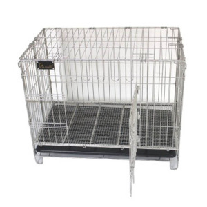貓犬用日常用品-Solidpet蘇力-寵物籠-鋼枝籠-格仔底網款-2尺-STC-304-350-寵物籠-寵物用品速遞