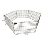 Solidpet蘇力 寵物籠 不鏽鋼枝圍欄 6片 小號 (STC-304-355) 貓犬用日常用品 寵物籠 寵物用品速遞