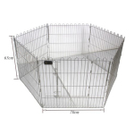 Solidpet蘇力 寵物籠 貓籠狗籠 不鏽鋼枝圍欄 6片 中號 (STC-304-358) 貓犬用日常用品 寵物籠 寵物用品速遞