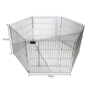 貓犬用日常用品-Solidpet蘇力-寵物籠-不鏽鋼枝圍欄-6片-中號-STC-304-358-寵物籠-寵物用品速遞