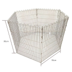 Solidpet蘇力 寵物籠 不鏽鋼枝圍欄 6片 大號 (STC-304-361) 貓犬用日常用品 寵物籠 寵物用品速遞
