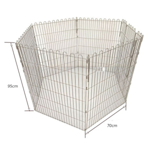 貓犬用日常用品-Solidpet蘇力-寵物籠-不鏽鋼枝圍欄-6片-大號-STC-304-361-寵物籠-寵物用品速遞