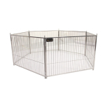 Solidpet蘇力 寵物籠 不鏽鋼方通圍欄 小號 (STC-304-367) 貓犬用日常用品 寵物籠 寵物用品速遞