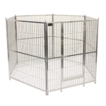 Solidpet蘇力 寵物籠 不鏽鋼方通圍欄 特大號 (STC-304-376) 貓犬用日常用品 寵物籠 寵物用品速遞