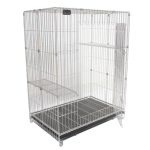 Solidpet蘇力 寵物籠 不鏽鋼貓籠 大號 (STC-C-304-003) 貓犬用日常用品 寵物籠 寵物用品速遞