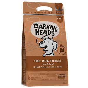 Barking-Heads-狗糧-無穀物狗糧-全天然成犬配方-放養火雞肉-2kg-BHT2-咖色-Barking-Heads-寵物用品速遞