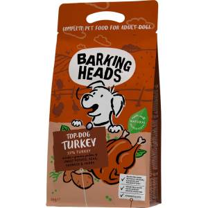 Barking-Heads-狗糧-無穀物狗糧-全天然成犬配方-放養火雞肉-12kg-BHT12-咖色-Barking-Heads-寵物用品速遞