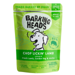 Barking Heads 狗濕糧 無穀物食用濕包 羊肉 300g (BHWL) (綠色) 狗罐頭 狗濕糧 Barking Heads 寵物用品速遞