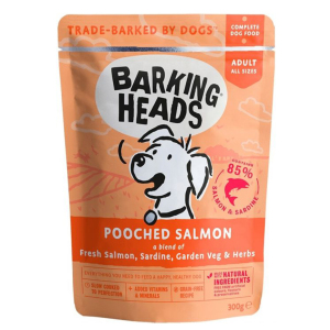 Barking-Heads-狗濕糧-無穀物食用濕包-三文魚-300g-BHWS-蟹紅色-Barking-Heads-寵物用品速遞
