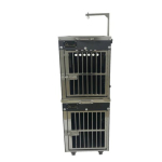 Solidpet蘇力 寵物籠 ABS板固定飛機籠組合 有輪款 一號 (STAC-105-BK) 貓犬用日常用品 寵物籠 寵物用品速遞