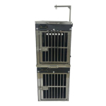 Solidpet蘇力 寵物籠 ABS板固定飛機籠組合 無輪款 一號 (STAC-108-BK) 貓犬用日常用品 寵物籠 寵物用品速遞