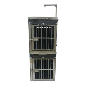 貓犬用日常用品-Solidpet蘇力-寵物籠-ABS板固定飛機籠組合-無輪款-一號-STAC-108-BK-寵物籠-寵物用品速遞